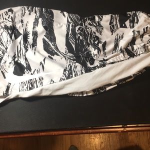Nike White and Black Camo.